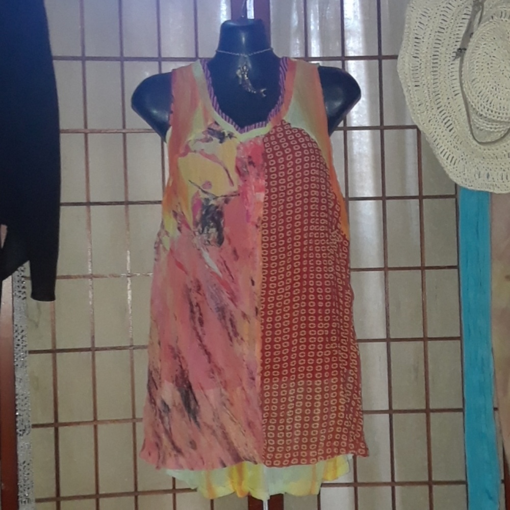 Boho sleeveless top